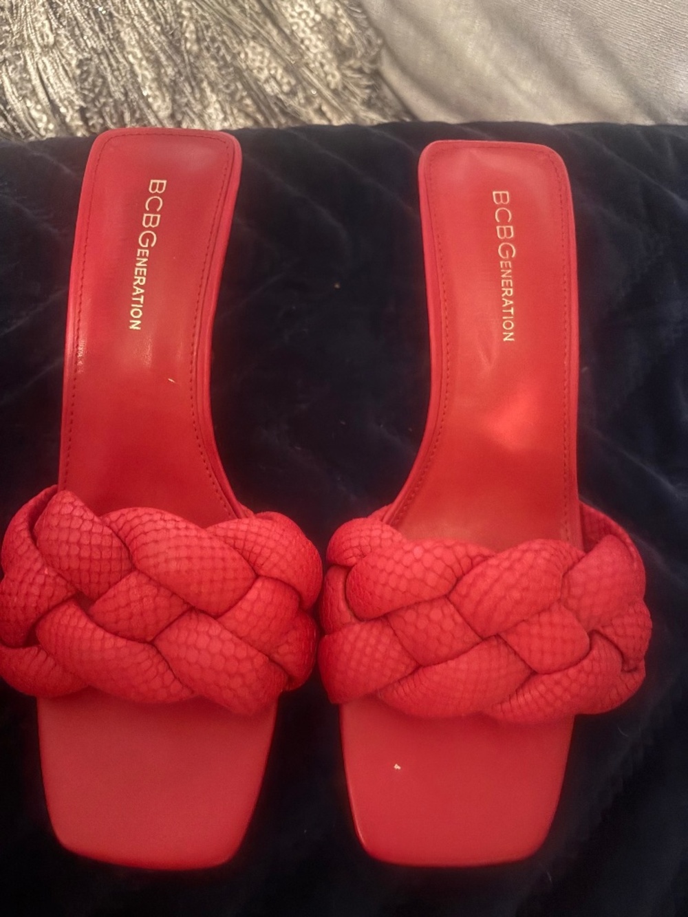 Red BCBG Heels